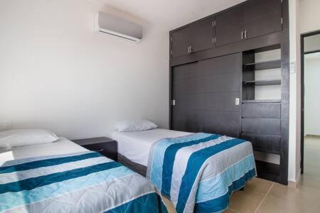 Departamento De Lujo 3 Recamaras En Exclente Ubicacion Appartement Cancún Buitenkant foto