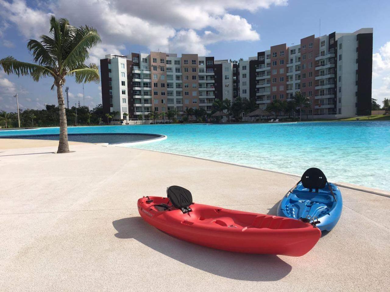 Departamento De Lujo 3 Recamaras En Exclente Ubicacion Appartement Cancún Buitenkant foto
